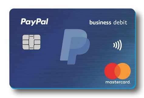 paypal mastercard debit card